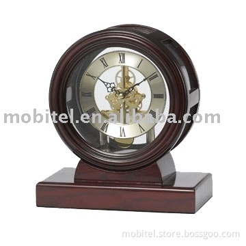 Wooden Pendulum Table Clock (M-3P15)